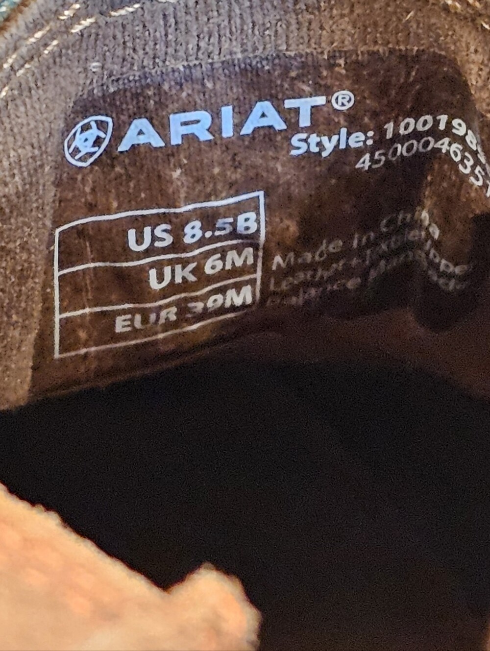 Ariat Southwestern Print Slip On Cruiser Loafers Size 8.5B - Picture 14 of 15